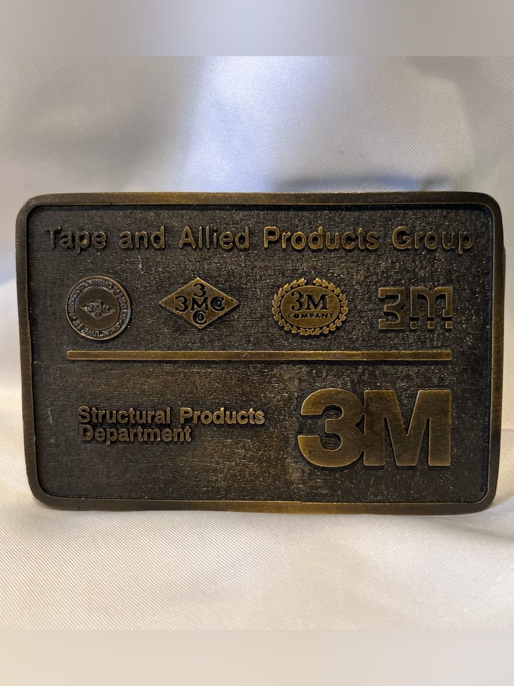 Vintage 3M Tape Allied Products Structural Products Belt Buckle